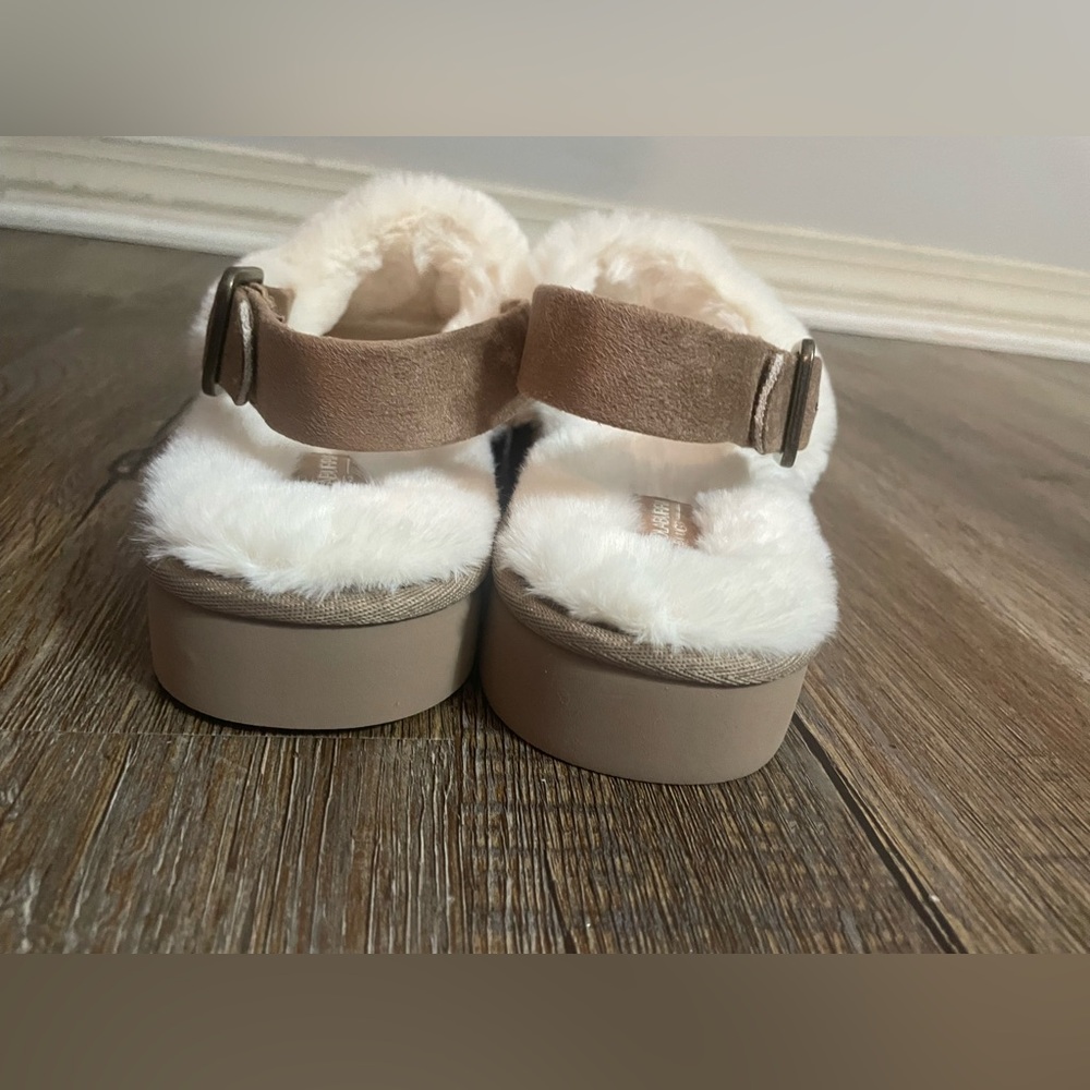UGG Koolaburra Slides Sandals Women’s US 9 Adjustable Fuzz’d Out Comfort Buckle - Picture 11 of 13
